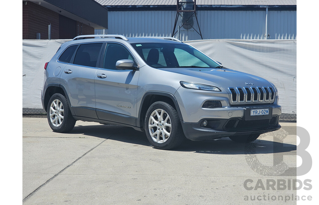 11/2014 Jeep Cherokee Longitude (4x4) KL 4d Wagon Grey 3.2L