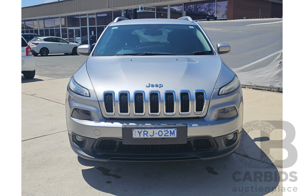 11/2014 Jeep Cherokee Longitude (4x4) KL 4d Wagon Grey 3.2L