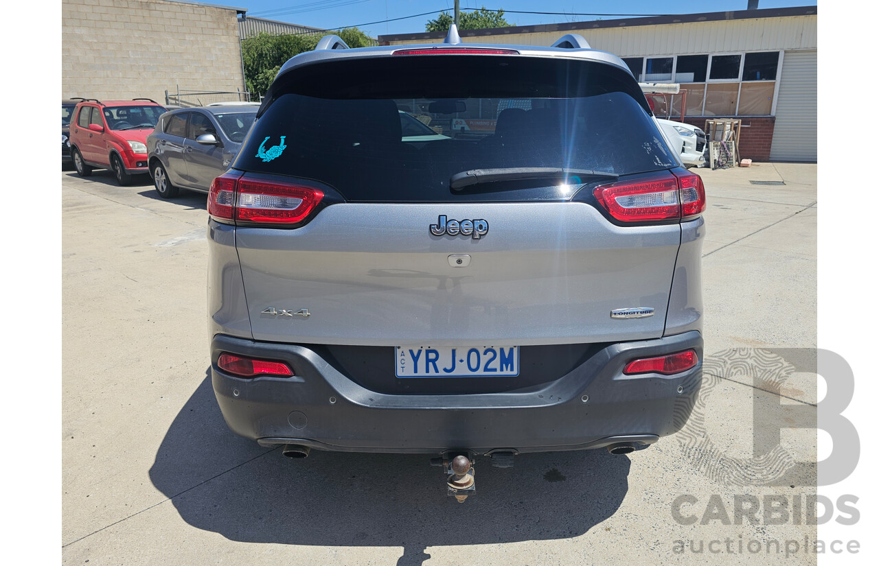 11/2014 Jeep Cherokee Longitude (4x4) KL 4d Wagon Grey 3.2L