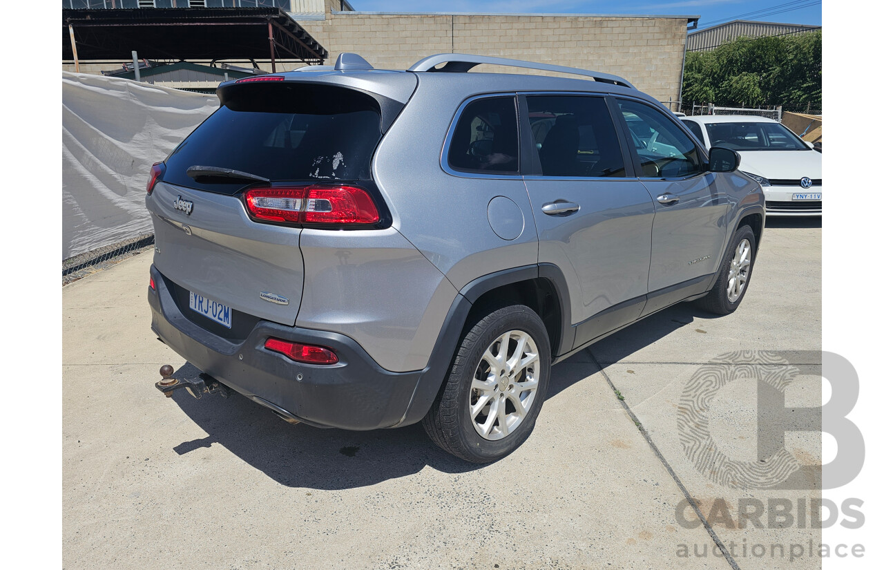 11/2014 Jeep Cherokee Longitude (4x4) KL 4d Wagon Grey 3.2L