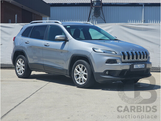 11/2014 Jeep Cherokee Longitude (4x4) KL 4d Wagon Grey 3.2L