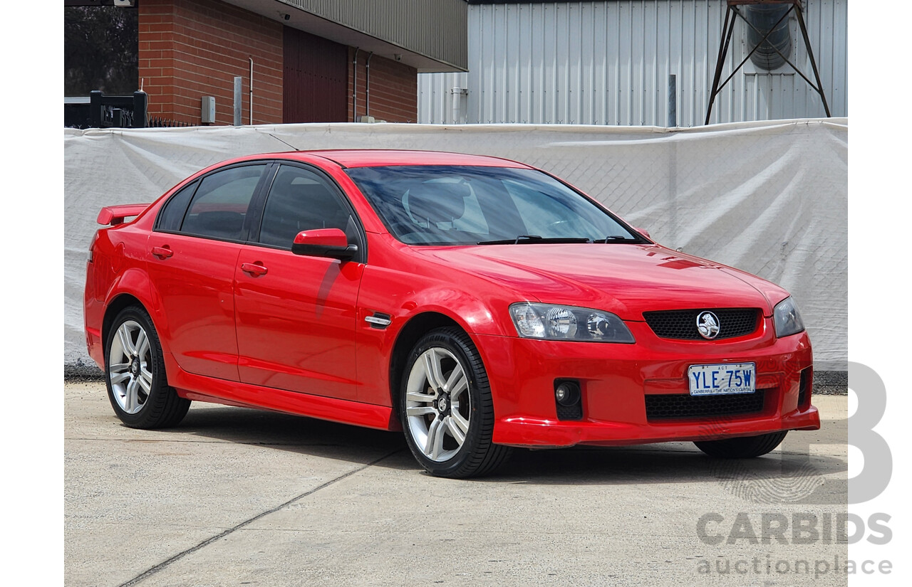 4/2008 Holden Commodore SV6 VE MY08 4d Sedan Red 3.6L