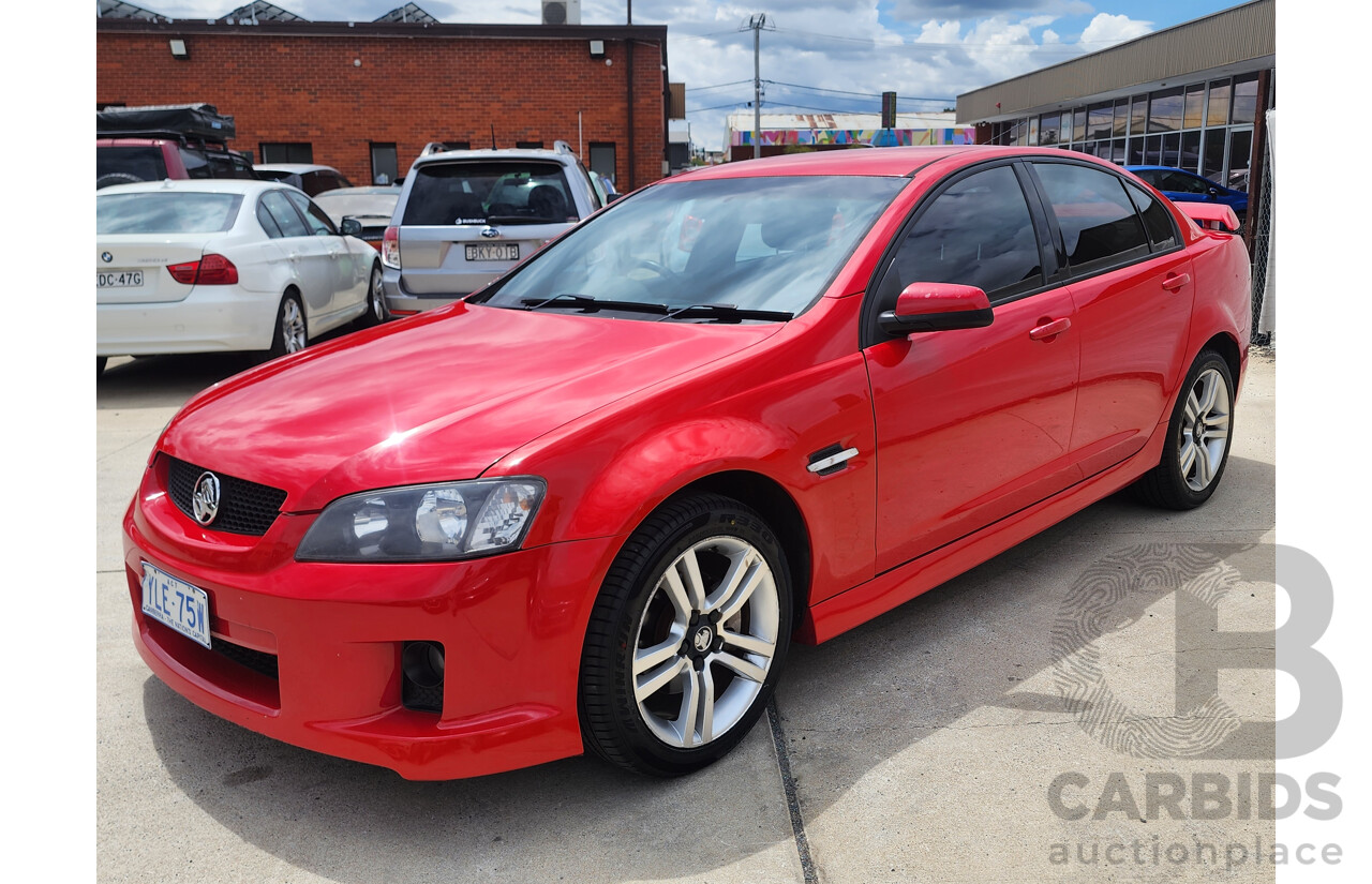 4/2008 Holden Commodore SV6 VE MY08 4d Sedan Red 3.6L