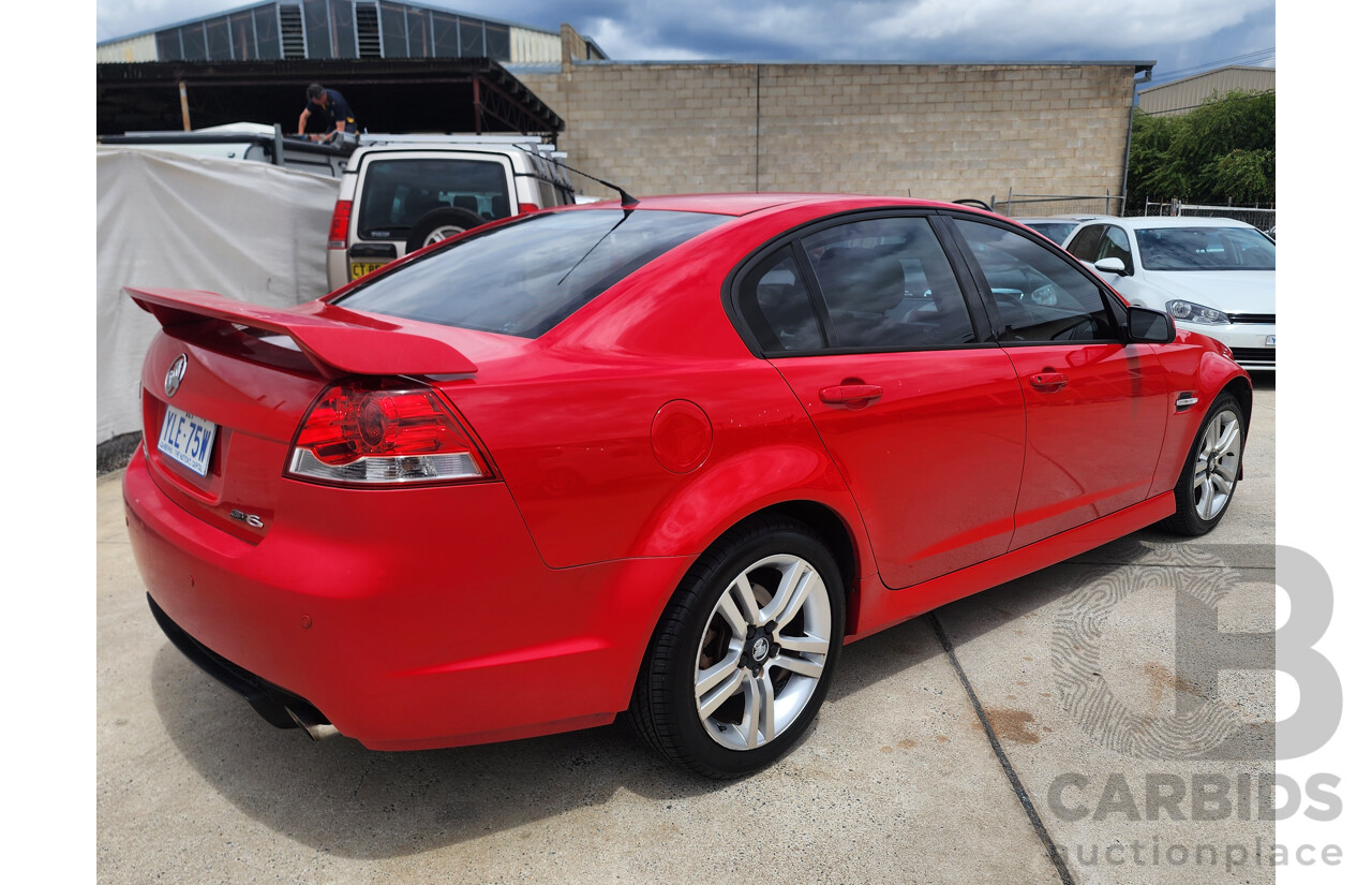 4/2008 Holden Commodore SV6 VE MY08 4d Sedan Red 3.6L