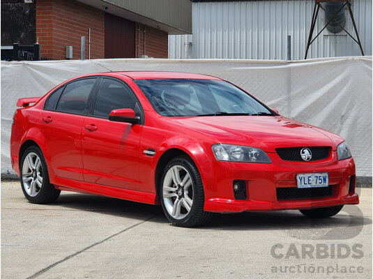 4/2008 Holden Commodore SV6 VE MY08 4d Sedan Red 3.6L