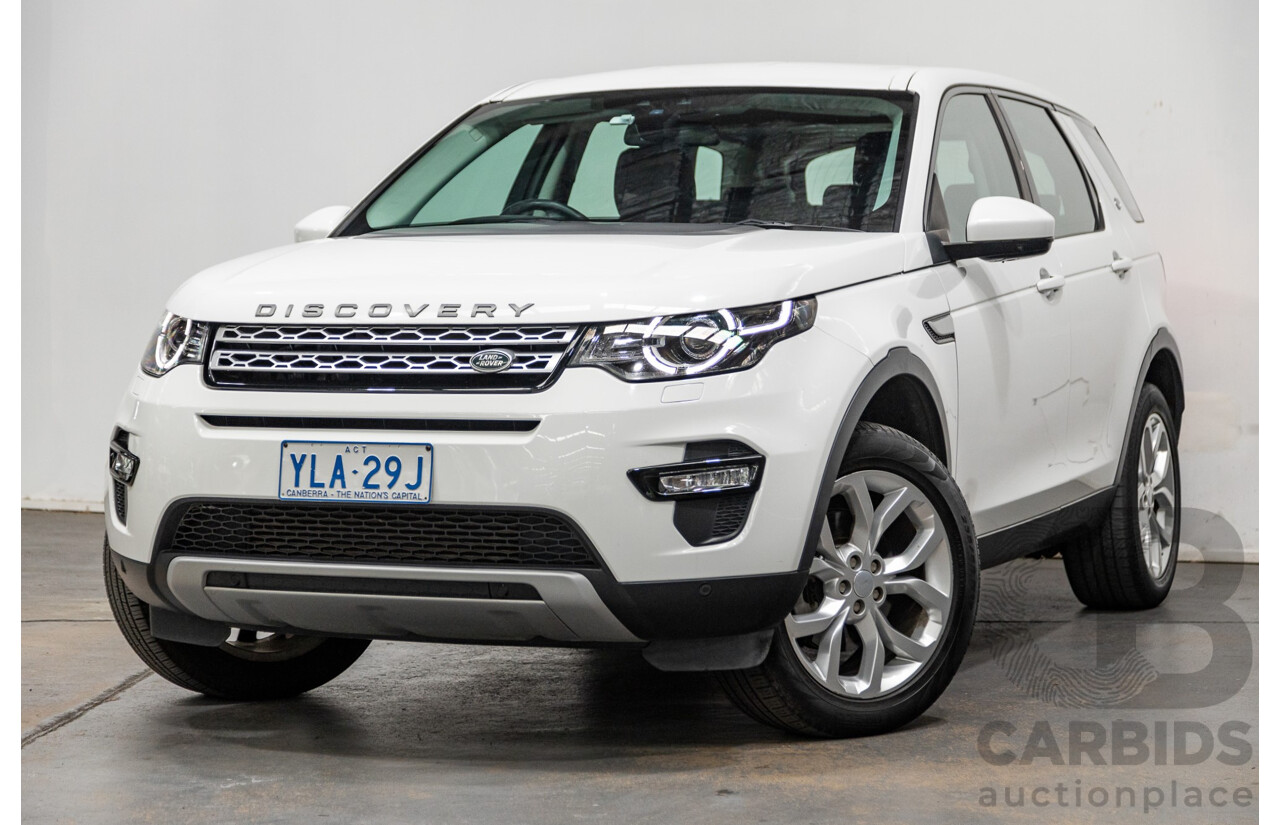 2/2016 Land Rover Discovery Sport SD4 HSE (AWD) LC MY16.5 4d Wagon Fuji White Turbo Diesel 2.2L - 7 Seater