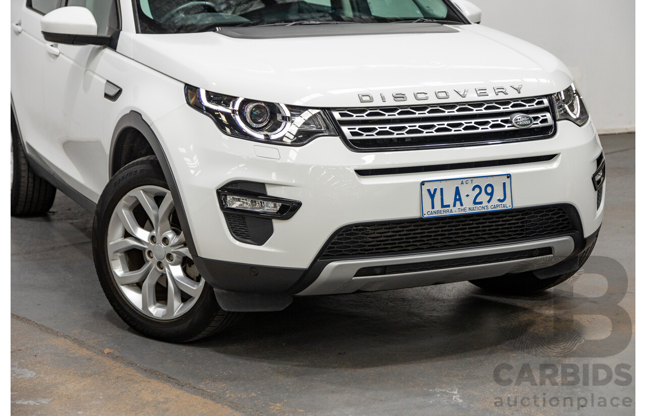 2/2016 Land Rover Discovery Sport SD4 HSE (AWD) LC MY16.5 4d Wagon Fuji White Turbo Diesel 2.2L - 7 Seater