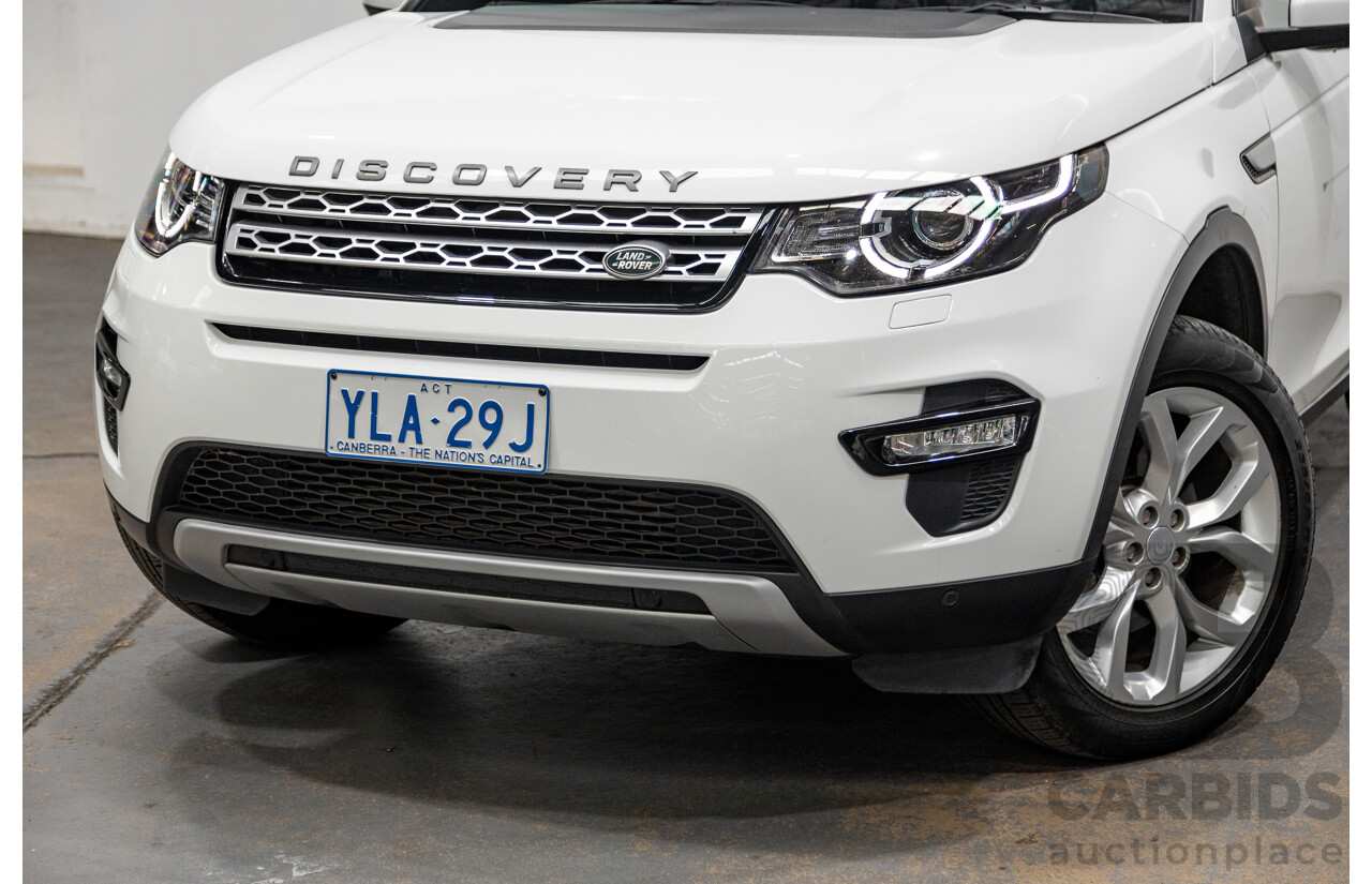 2/2016 Land Rover Discovery Sport SD4 HSE (AWD) LC MY16.5 4d Wagon Fuji White Turbo Diesel 2.2L - 7 Seater