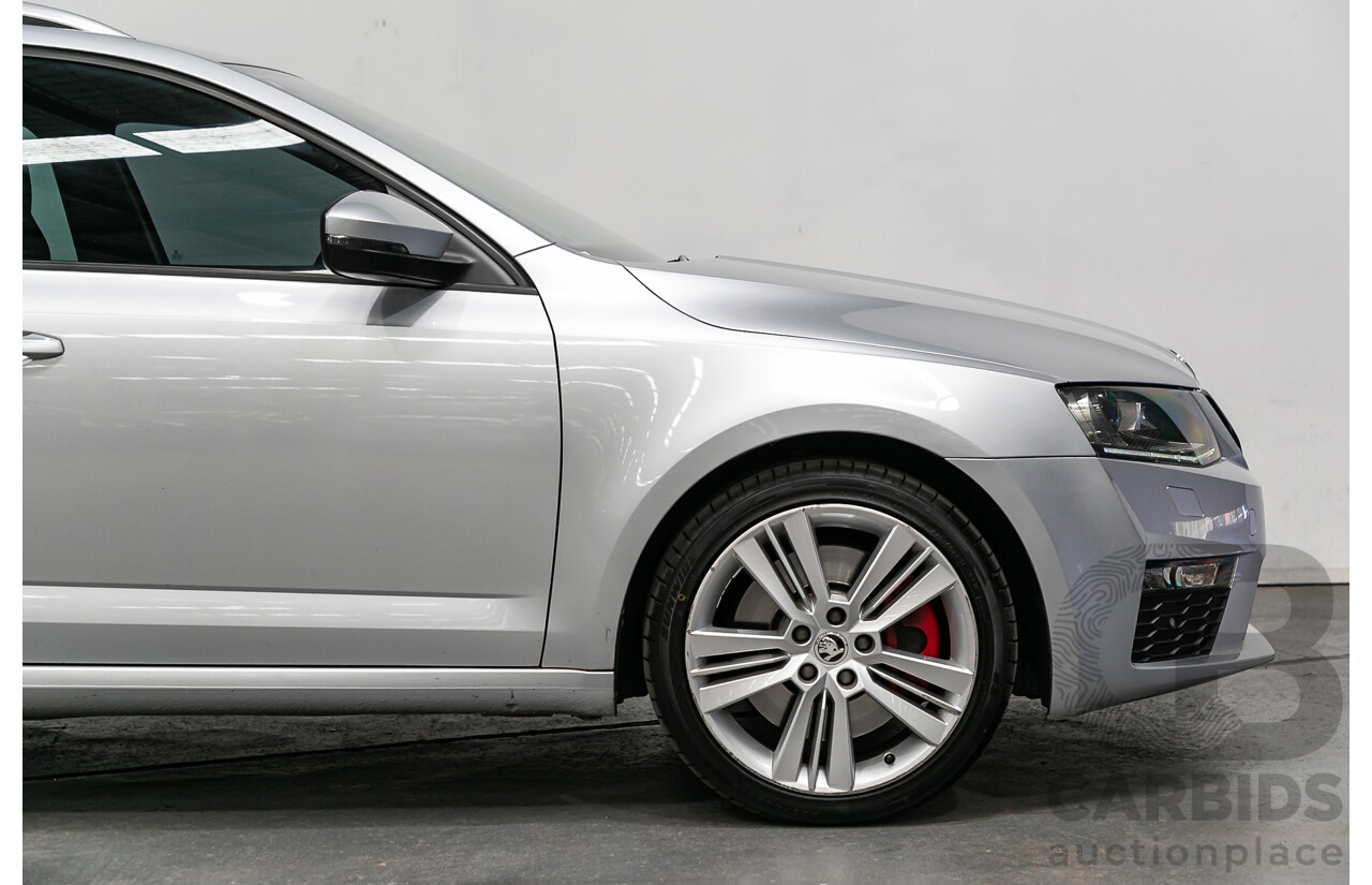 3/2014 Skoda Octavia RS 135 TDI NE 4d Wagon Brilliant Silver Metallic Turbo Diesel 2.0L