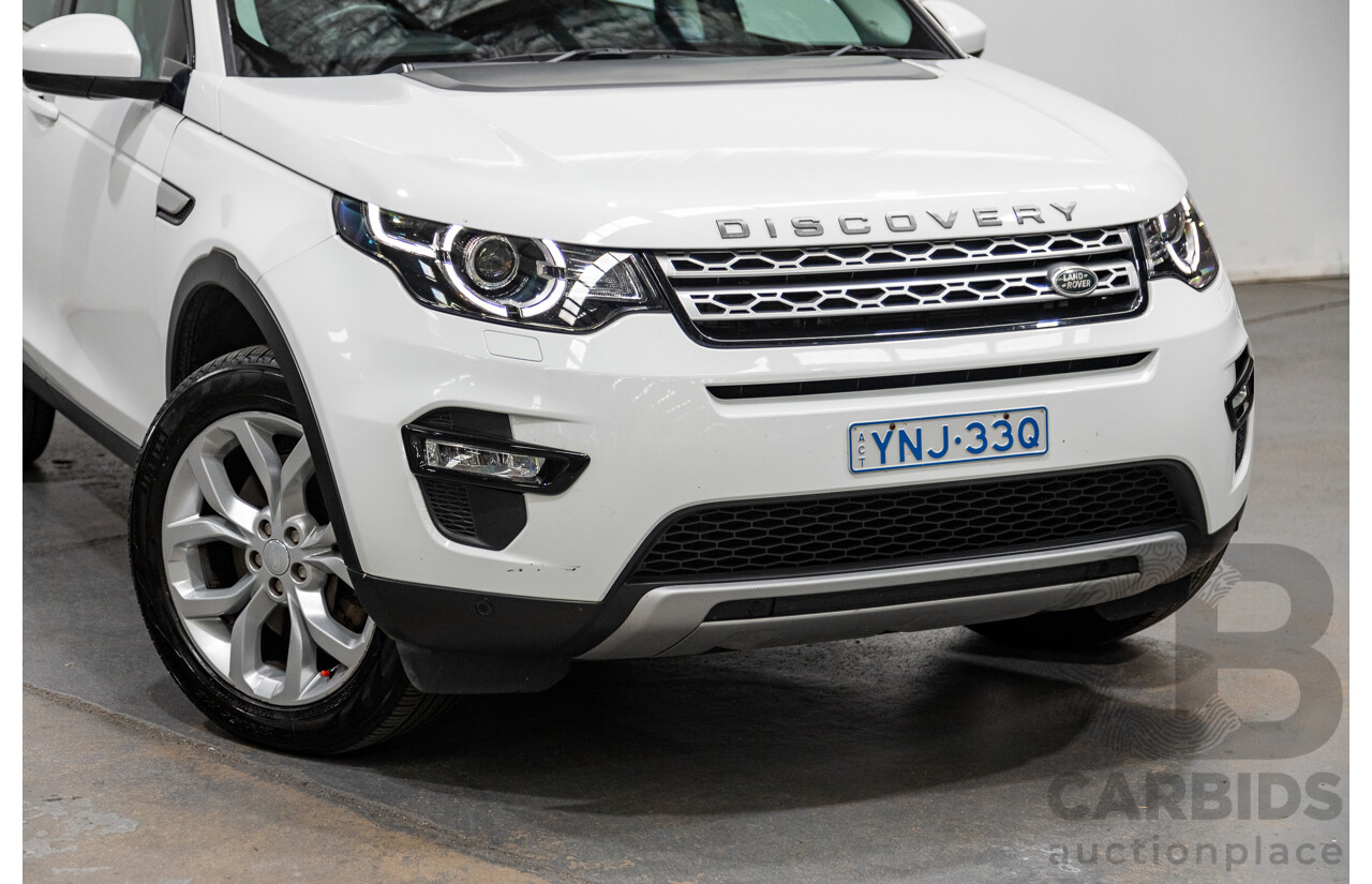 3/2019 Land Rover Discovery Sport SD4 HSE 177kw (AWD) LC MY19 4d Wagon Fuji White Turbo Diesel 2.0L - 7 Seater