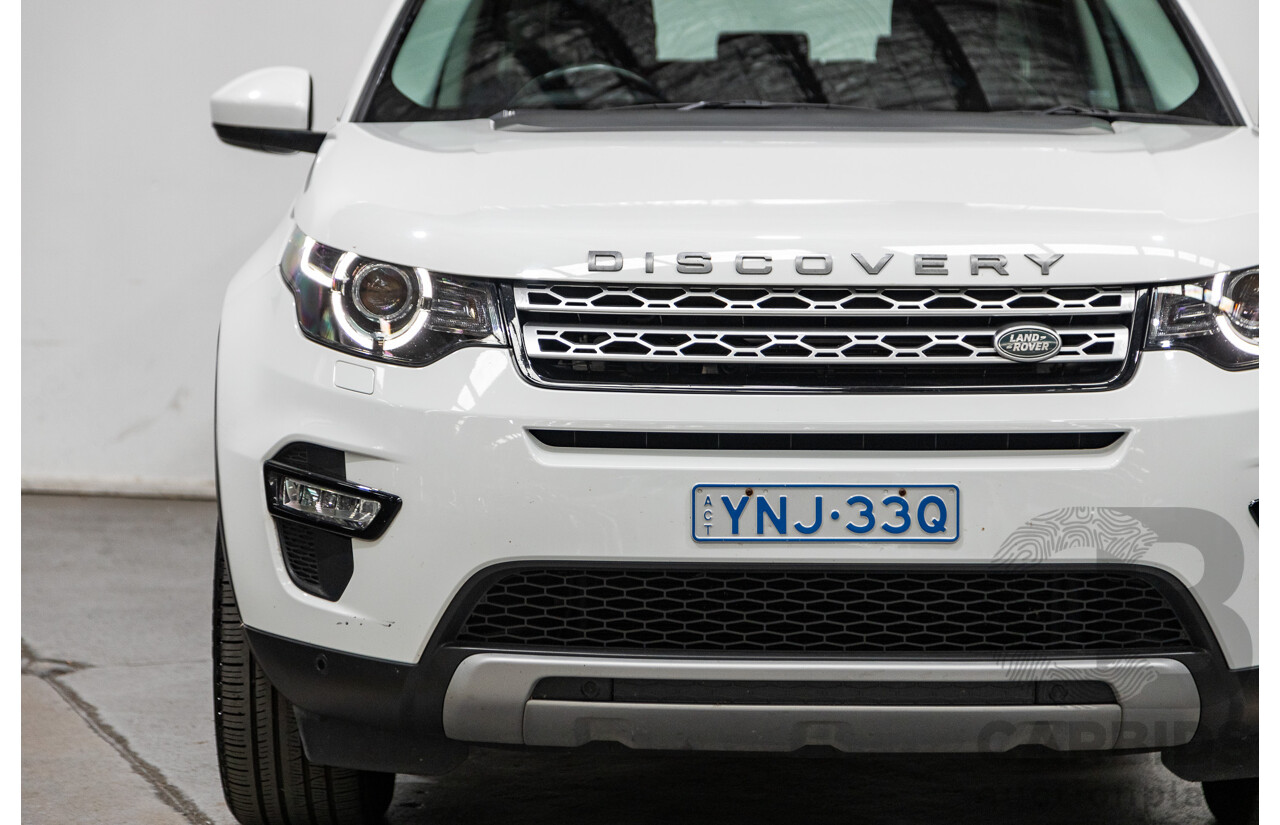 3/2019 Land Rover Discovery Sport SD4 HSE 177kw (AWD) LC MY19 4d Wagon Fuji White Turbo Diesel 2.0L - 7 Seater