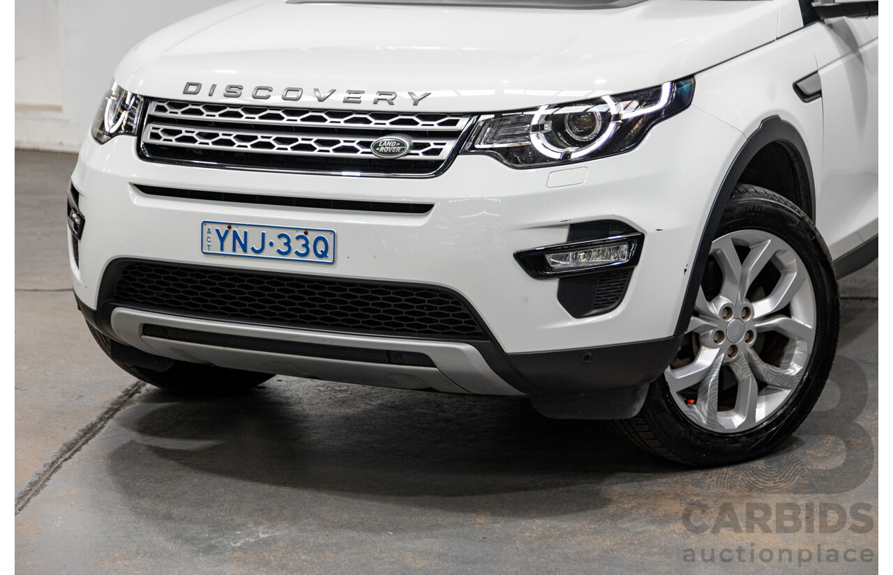 3/2019 Land Rover Discovery Sport SD4 HSE 177kw (AWD) LC MY19 4d Wagon Fuji White Turbo Diesel 2.0L - 7 Seater