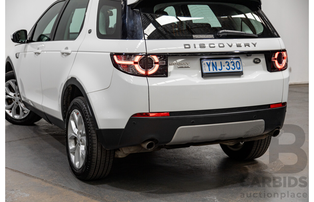 3/2019 Land Rover Discovery Sport SD4 HSE 177kw (AWD) LC MY19 4d Wagon Fuji White Turbo Diesel 2.0L - 7 Seater