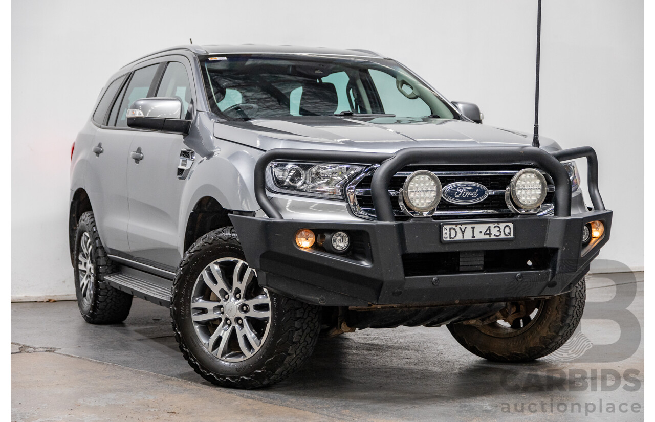 8/2018 Ford Everest Trend UA II (AWD) MY19 4d Wagon Aluminium Metallic Bi-Turbo Diesel 2.0L - 7 Seater