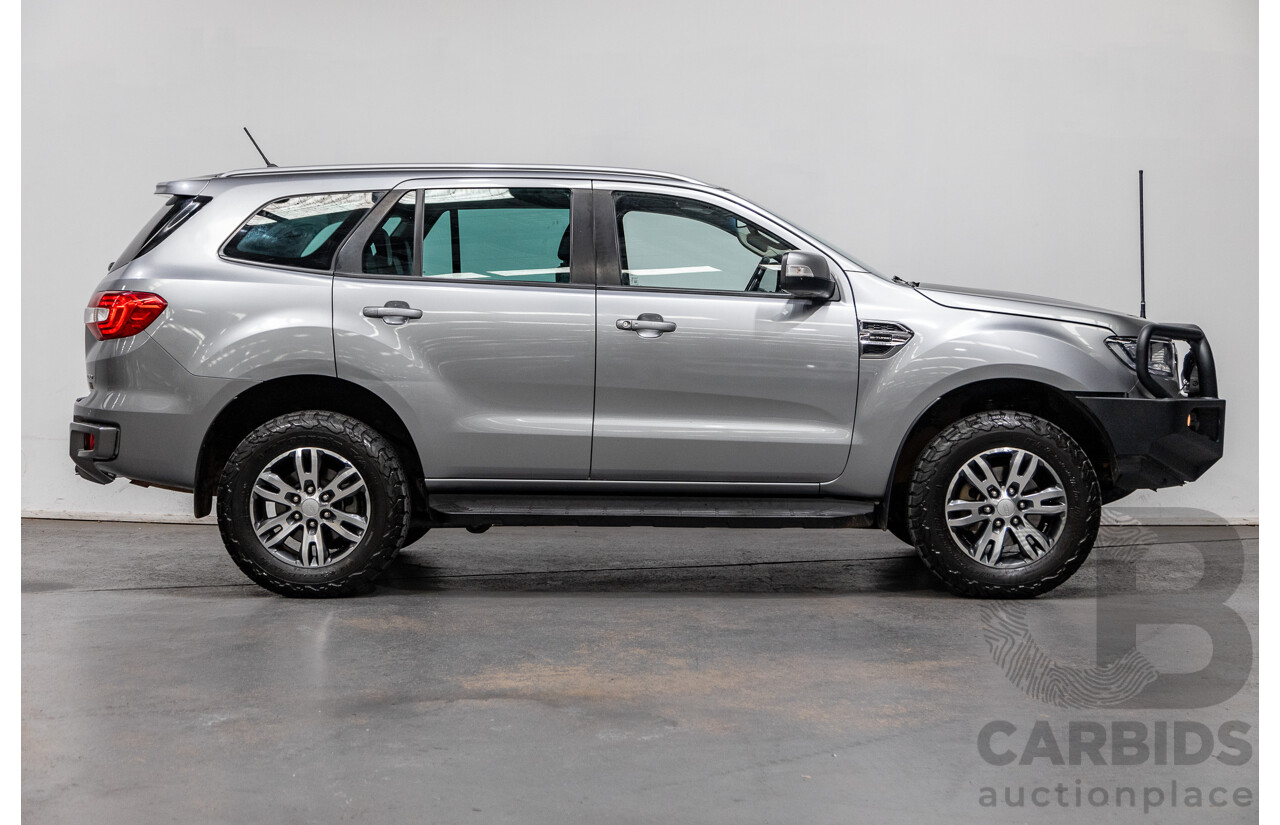 8/2018 Ford Everest Trend UA II (AWD) MY19 4d Wagon Aluminium Metallic Bi-Turbo Diesel 2.0L - 7 Seater