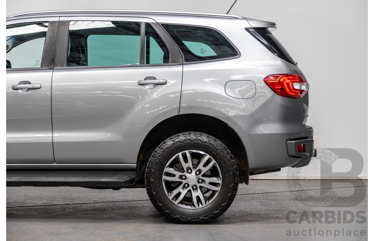 8/2018 Ford Everest Trend UA II (AWD) MY19 4d Wagon Aluminium Metallic Bi-Turbo Diesel 2.0L - 7 Seater