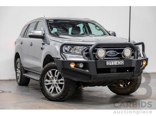 8/2018 Ford Everest Trend UA II (AWD) MY19 4d Wagon Aluminium Metallic Bi-Turbo Diesel 2.0L - 7 Seater