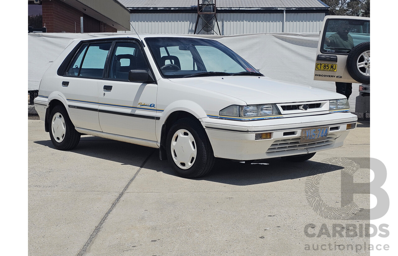 10/1990 Nissan Pulsar Q  5d Hatchback White 1.8L