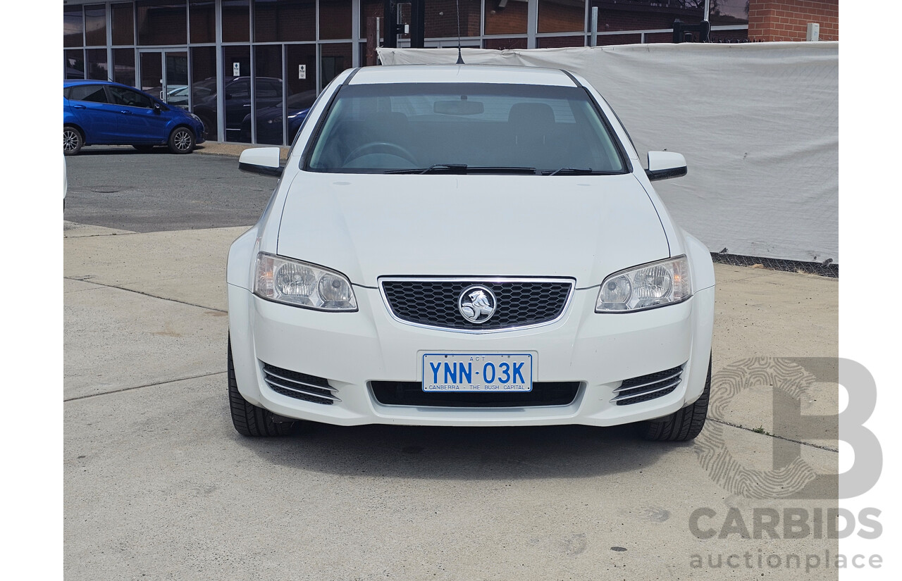 1/2012 Holden Commodore Omega VE II MY12 Utility White 3.0L