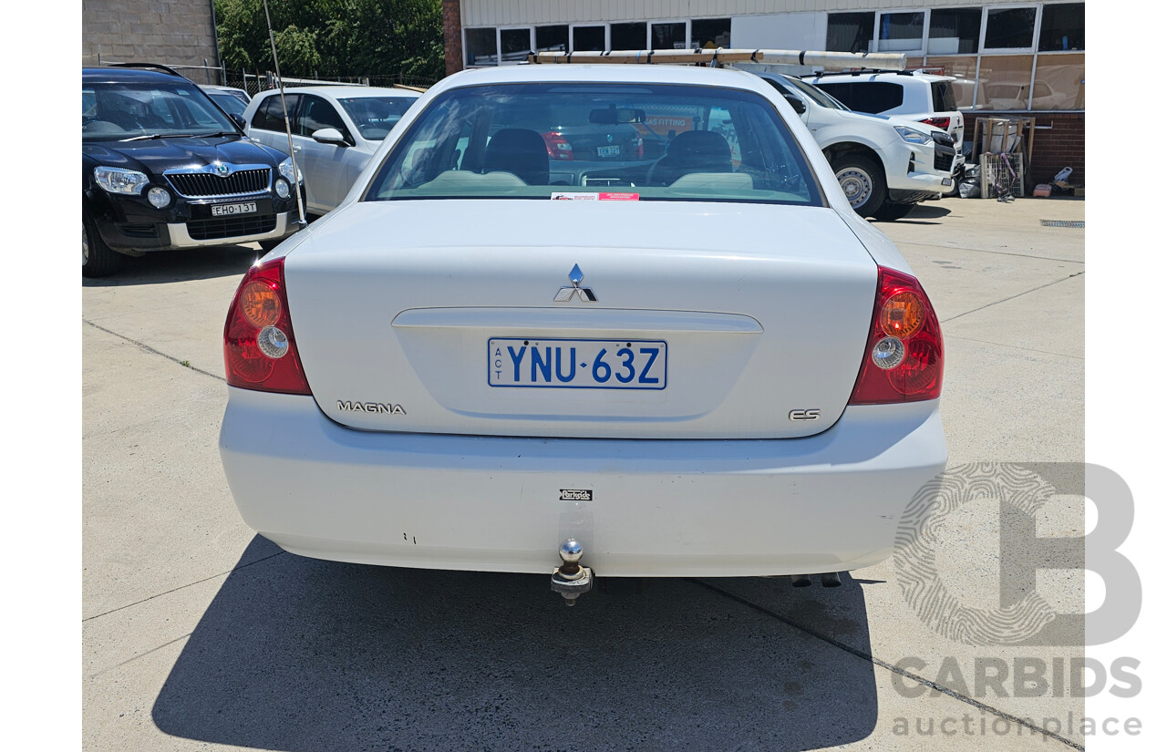 9/2003 Mitsubishi Magna ES TL 4d Sedan White 3.5L