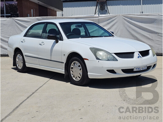 9/2003 Mitsubishi Magna ES TL 4d Sedan White 3.5L