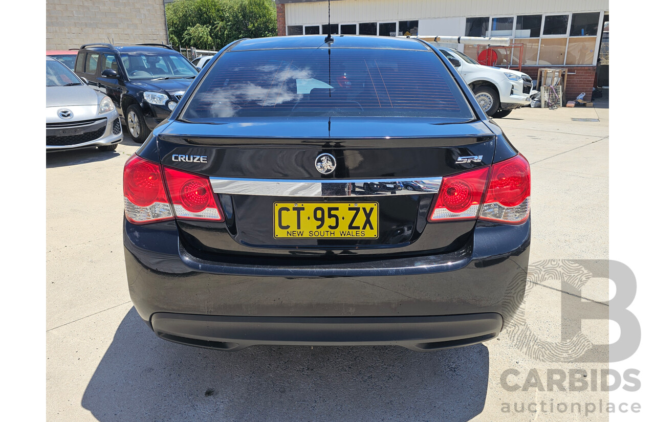 5/2011 Holden Cruze SRi JH 4d Sedan Black 1.4L