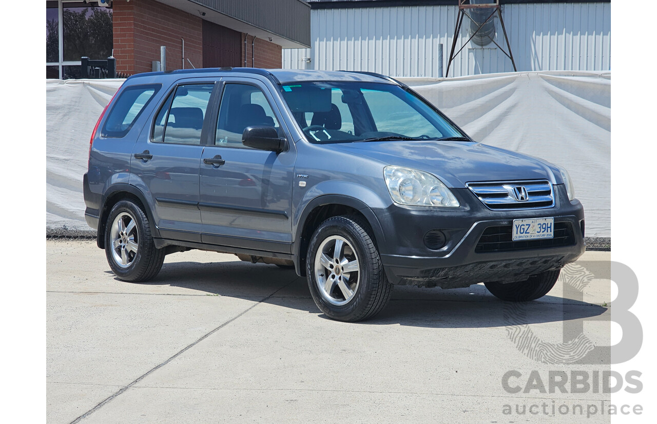 9/2006 Honda CRV (4x4) 2005 UPGRADE 4d Wagon Silver 2.4L