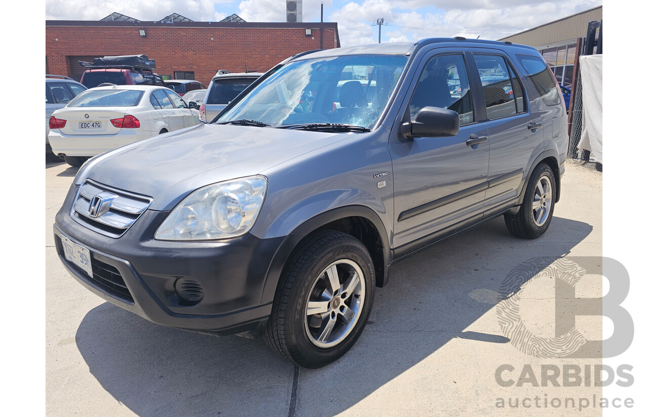 9/2006 Honda CRV (4x4) 2005 UPGRADE 4d Wagon Silver 2.4L