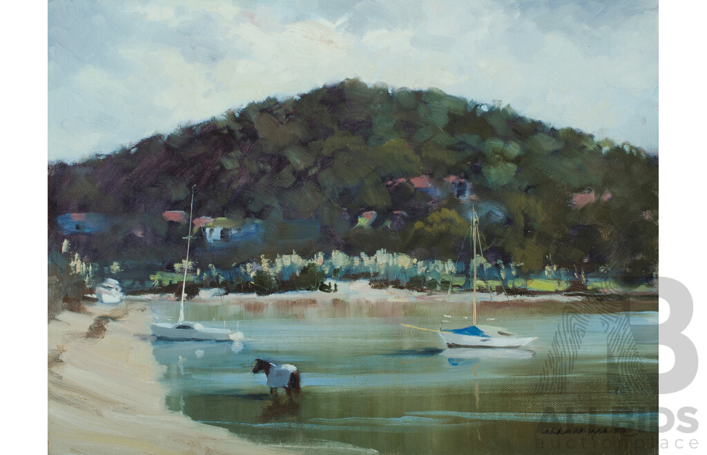 WAITE, Allan (1924-2010) 'Taking the Cure, Bayview'