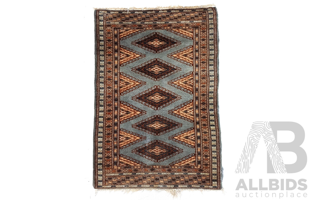 Hand Knotted Wool Indo Persian Jaldar Rug