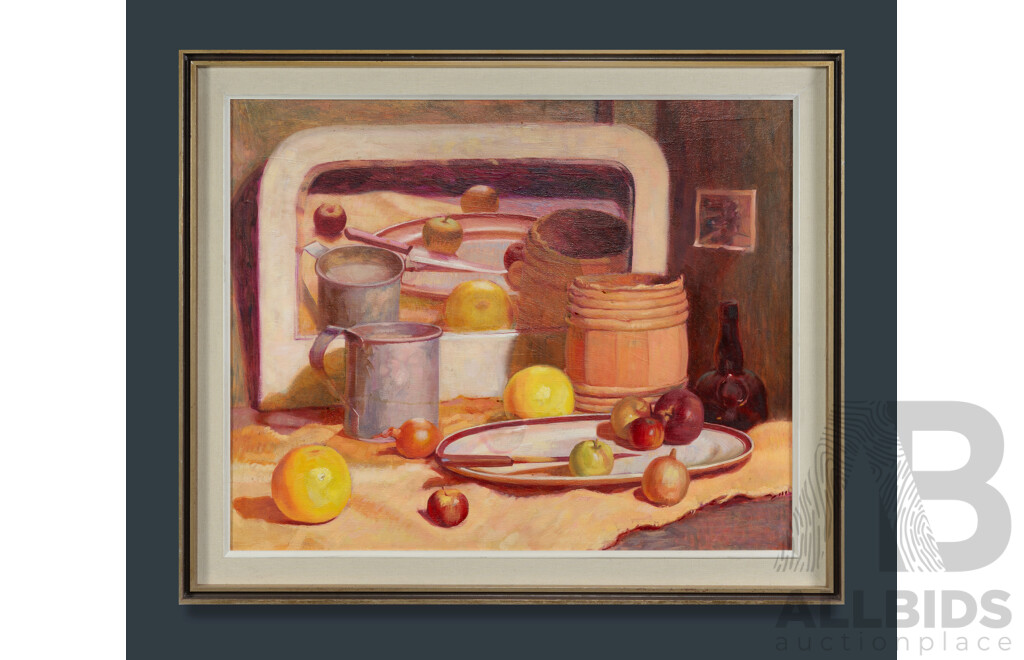 BLANCHARD, Brian (1934-2015) 'Still Life with Mirror' 