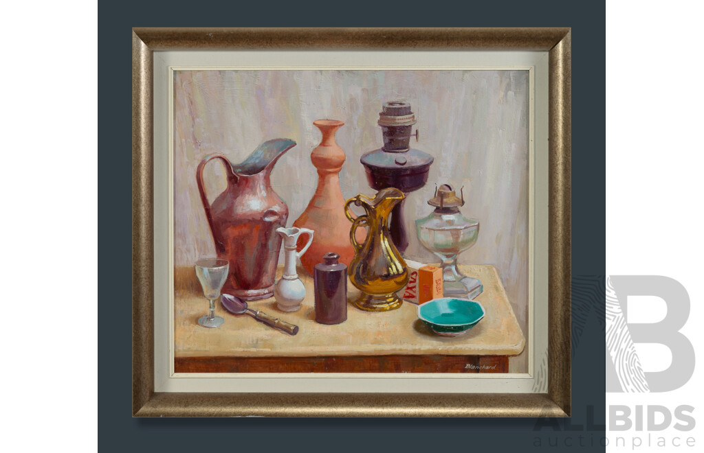 BLANCHARD, Brian (1934-2015) 'Jugs and Lamps' 