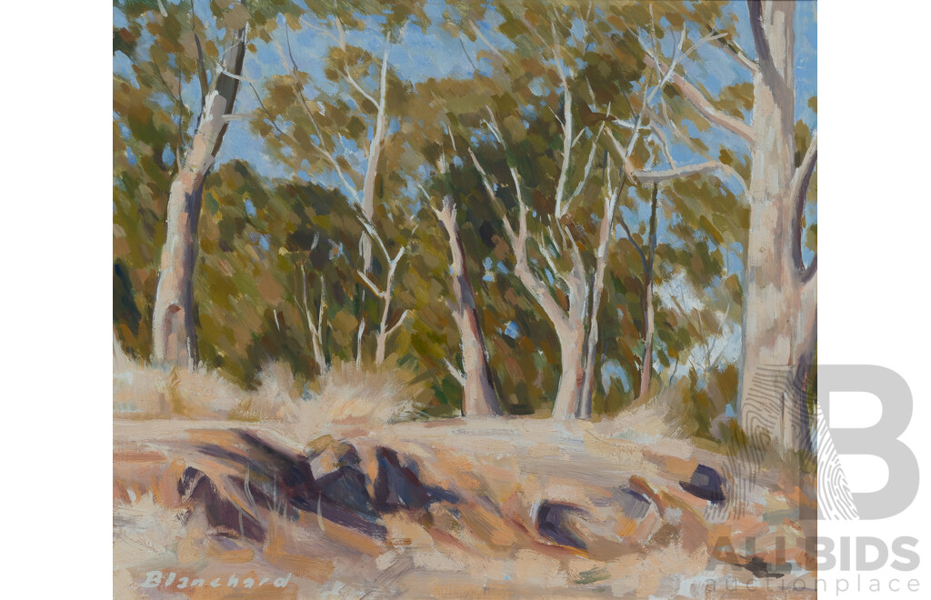 BLANCHARD, Brian (1934-2015) 'Trees and Rough Ground'  