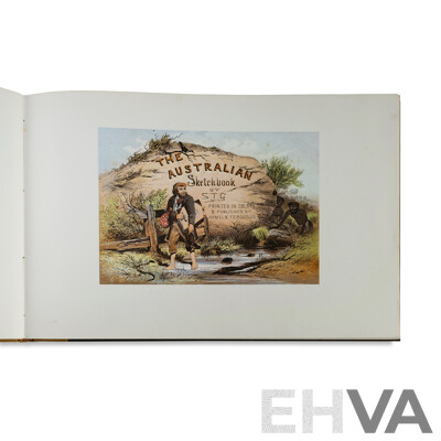 S.T Gill, The Australian Sketchbook, Published Lansdowne Press, 1974,  Limited Edition of 1000. Reprint of 1864 Edition, 29 x 44 cm