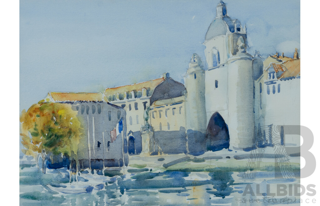 JOHNSTON, Patricia (b.1932) 'La Rochelle [France]' 