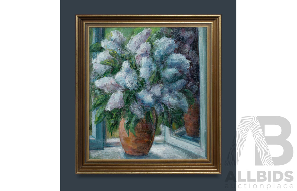 Russian School, 'Lilacs' 