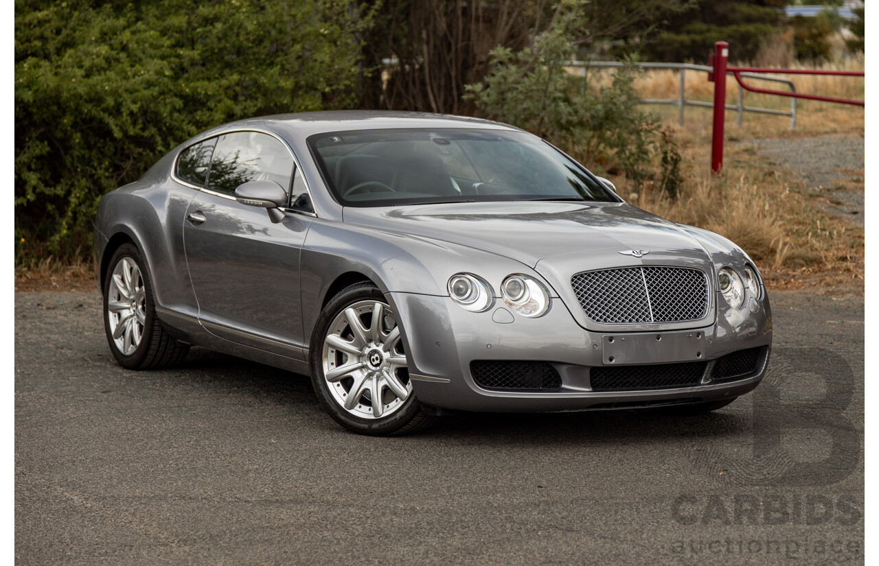 10/2004 Bentley Continental GT (AWD) 3W 2d Coupe Silver Metallic Twin Turbo V12 6.0L