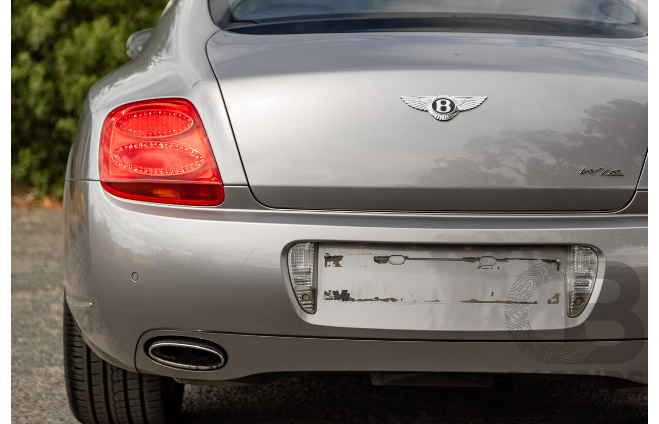 10/2004 Bentley Continental GT (AWD) 3W 2d Coupe Silver Metallic Twin Turbo V12 6.0L