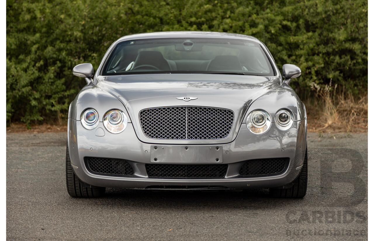 10/2004 Bentley Continental GT (AWD) 3W 2d Coupe Silver Metallic Twin Turbo V12 6.0L