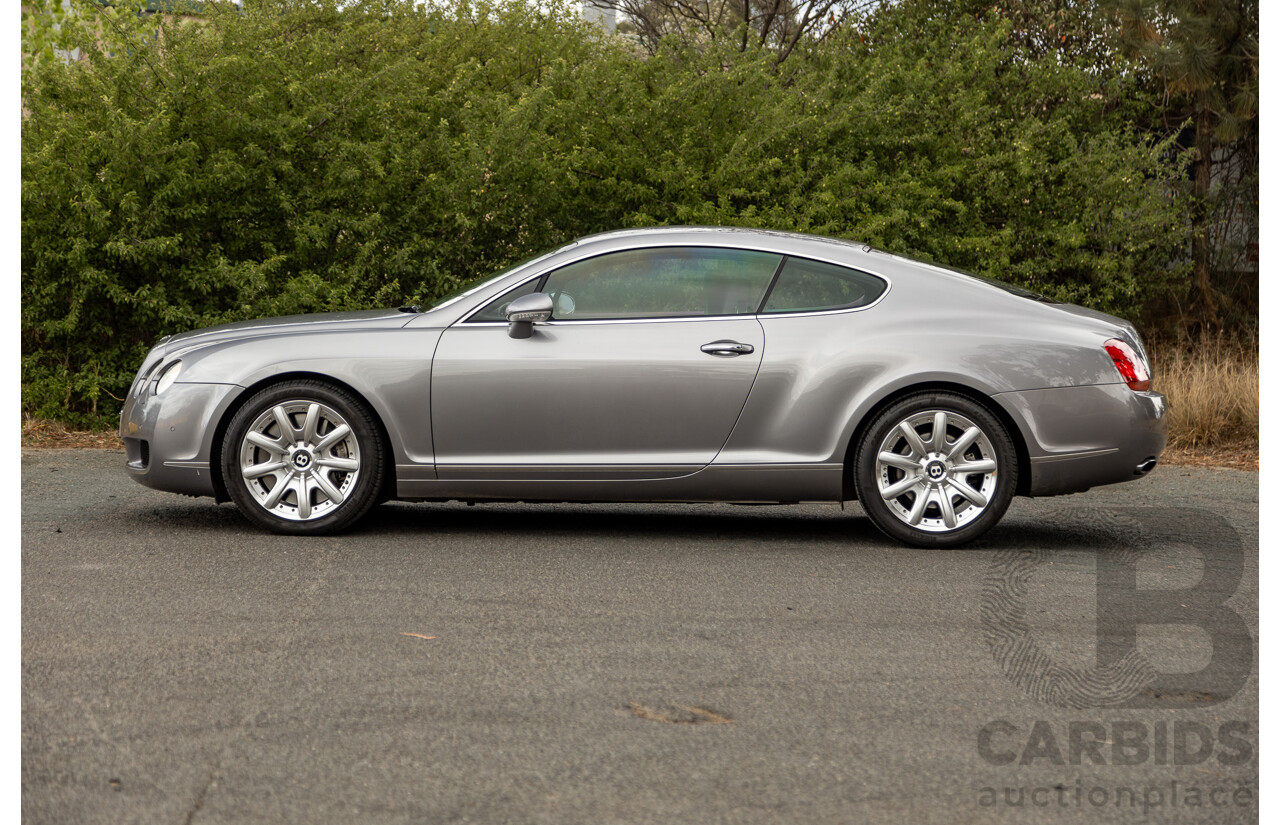 10/2004 Bentley Continental GT (AWD) 3W 2d Coupe Silver Metallic Twin Turbo V12 6.0L