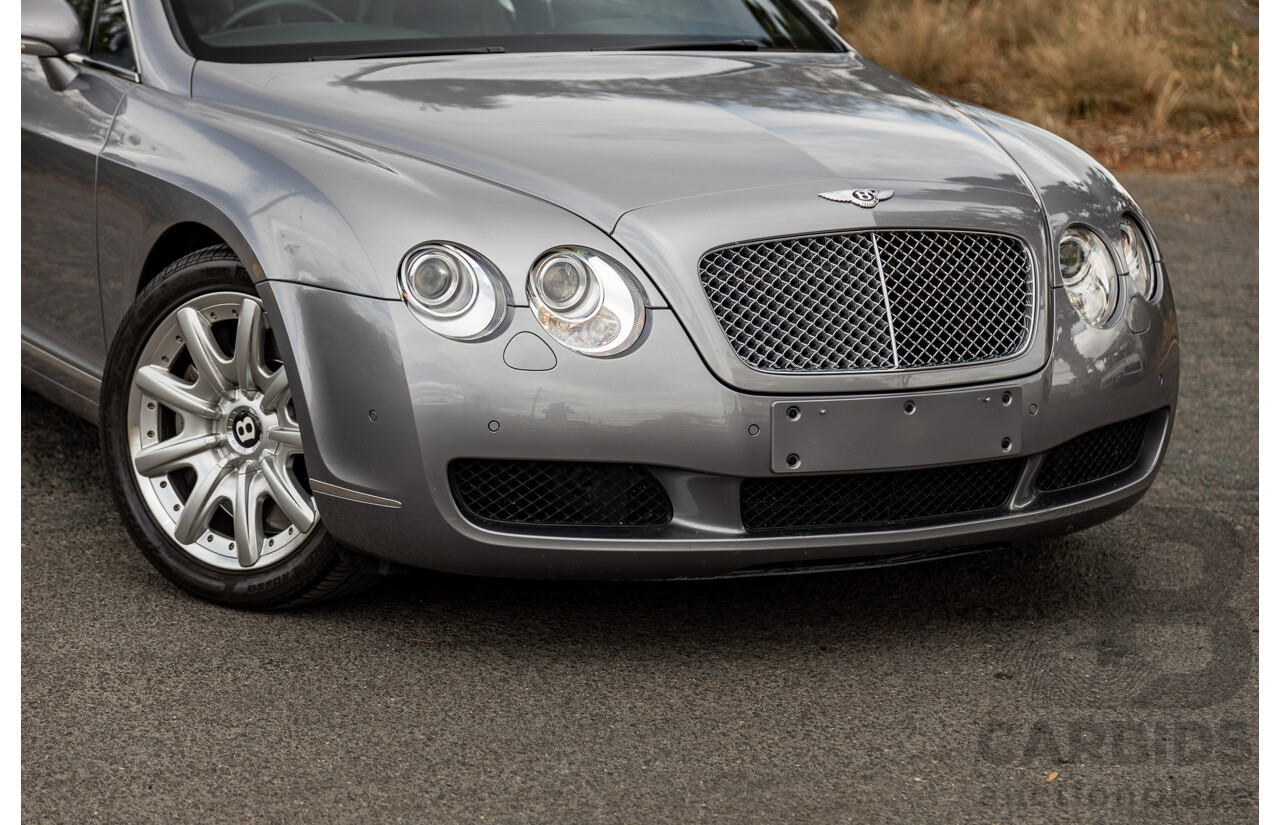 10/2004 Bentley Continental GT (AWD) 3W 2d Coupe Silver Metallic Twin Turbo V12 6.0L