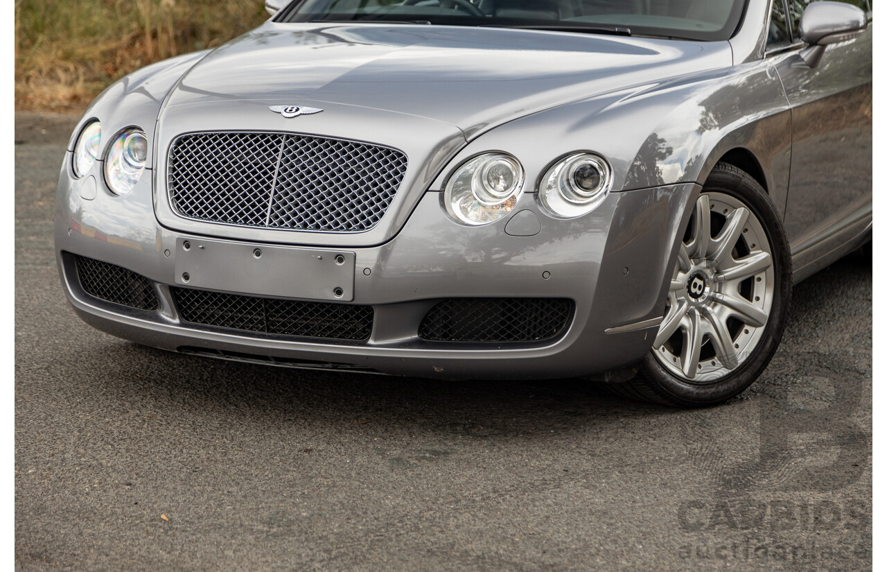 10/2004 Bentley Continental GT (AWD) 3W 2d Coupe Silver Metallic Twin Turbo V12 6.0L