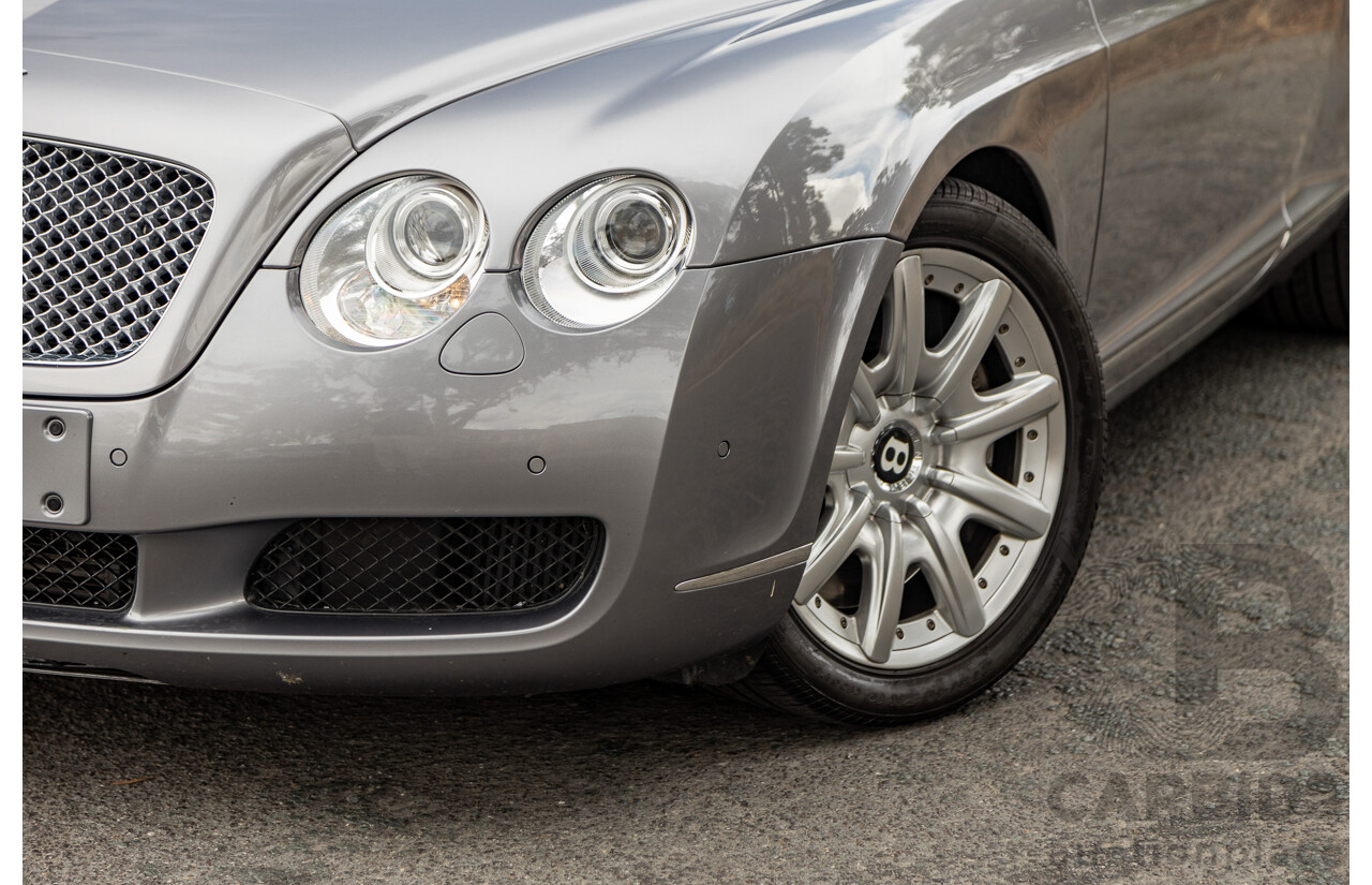 10/2004 Bentley Continental GT (AWD) 3W 2d Coupe Silver Metallic Twin Turbo V12 6.0L