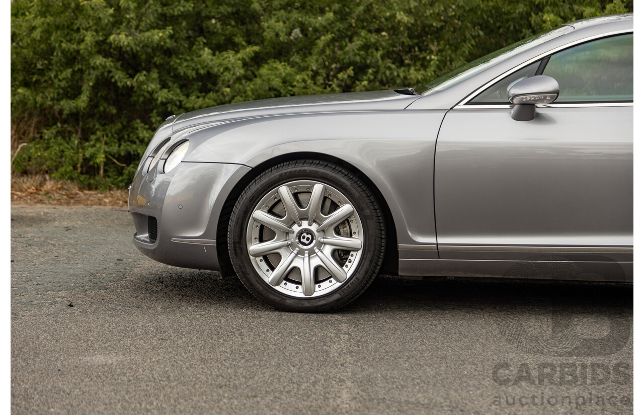 10/2004 Bentley Continental GT (AWD) 3W 2d Coupe Silver Metallic Twin Turbo V12 6.0L