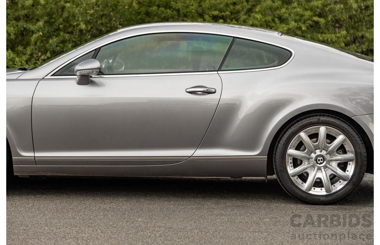 10/2004 Bentley Continental GT (AWD) 3W 2d Coupe Silver Metallic Twin Turbo V12 6.0L