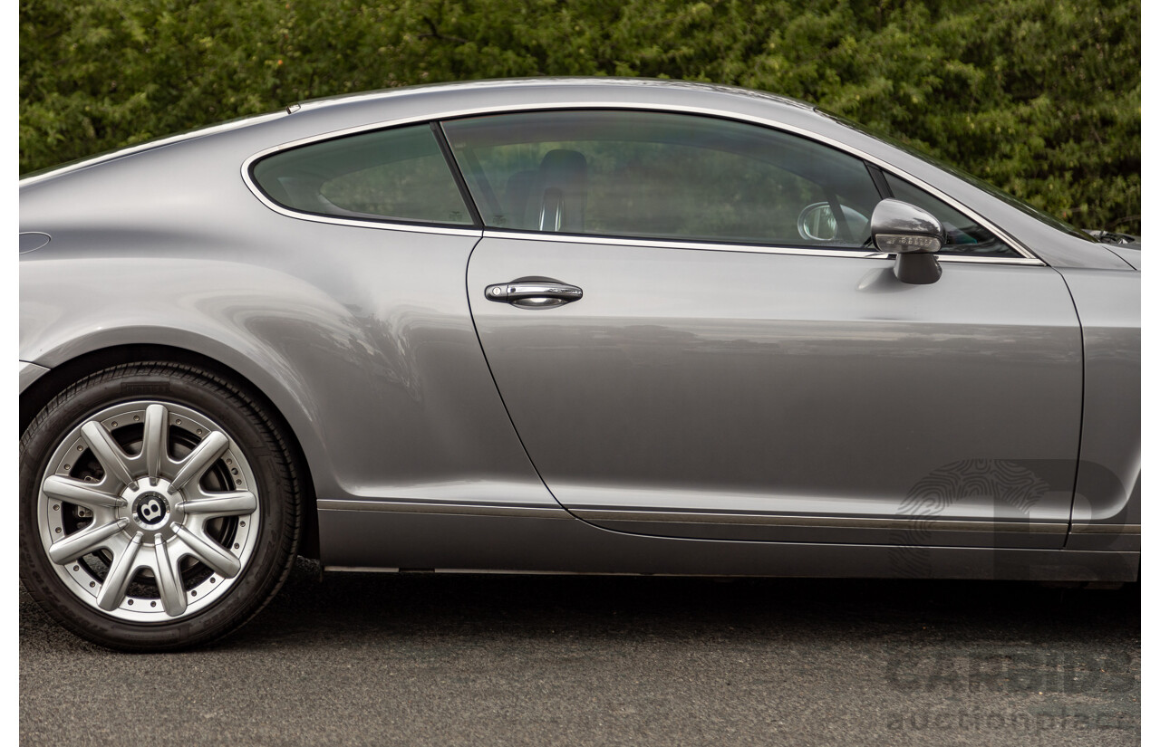 10/2004 Bentley Continental GT (AWD) 3W 2d Coupe Silver Metallic Twin Turbo V12 6.0L