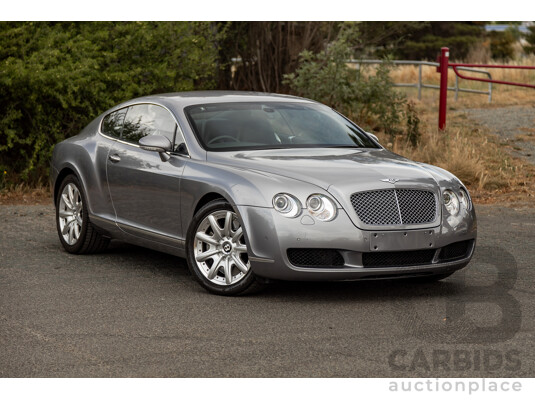 10/2004 Bentley Continental GT (AWD) 3W 2d Coupe Silver Metallic Twin Turbo V12 6.0L