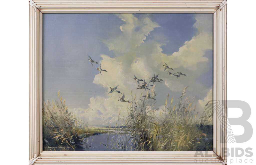 Vernon Beauvoir Ward, (20th Century, British, 1905-1985), The Flight Back X 2, Lovely Pair of Vintage Colour Reproductions of the Original, 53 x 63^ Cm (larger frame) (2)e)