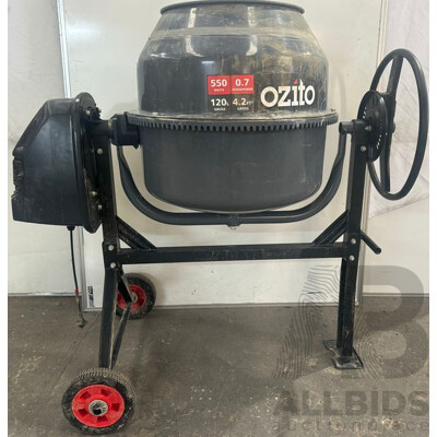 Ozito 120L 550W Cement Mixer