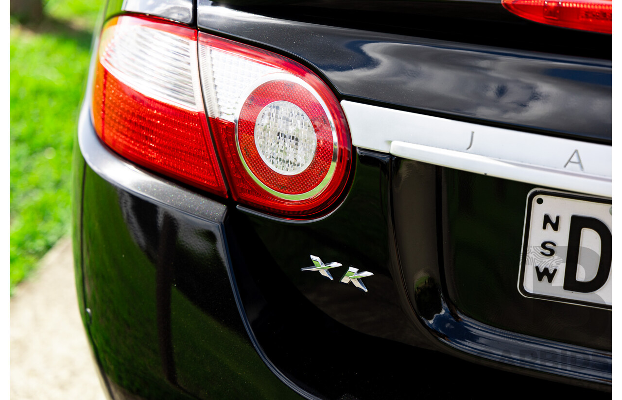 6/2009 Jaguar XKR X150 2d Convertible Ultimate Black Metallic Supercharged V8 4.2L